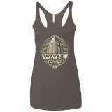 Wayne Tower Women's Triblend Racerback Tank