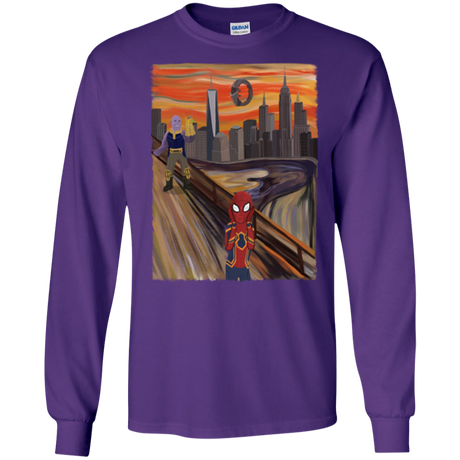 Spider Scream Men's Long Sleeve T-Shirt