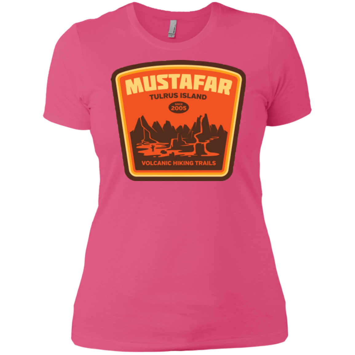 Volcanic Hiking Trails Women's Premium T-Shirt