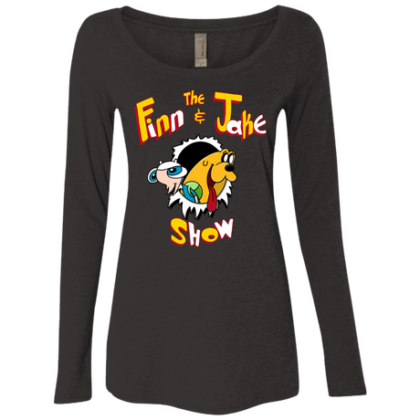 The Finn and Jake Show Women's Triblend Long Sleeve Shirt