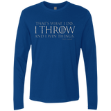 I Throw Men's Premium Long Sleeve