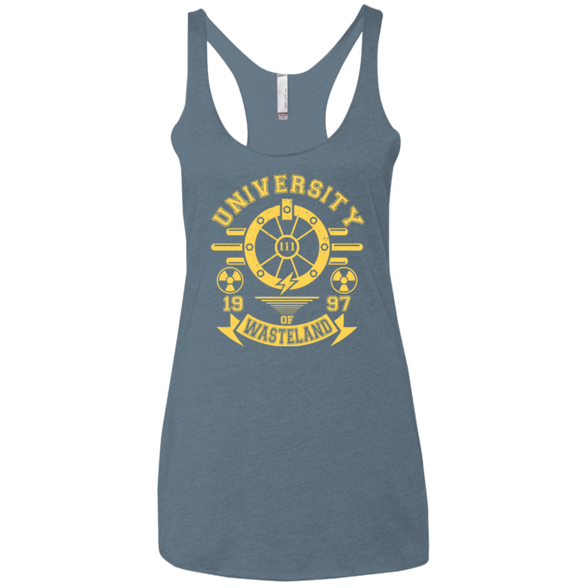 University of Wasteland Women's Triblend Racerback Tank