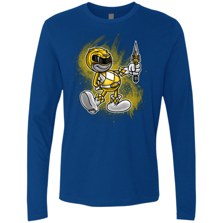 Yellow Ranger Artwork Men's Premium Long Sleeve