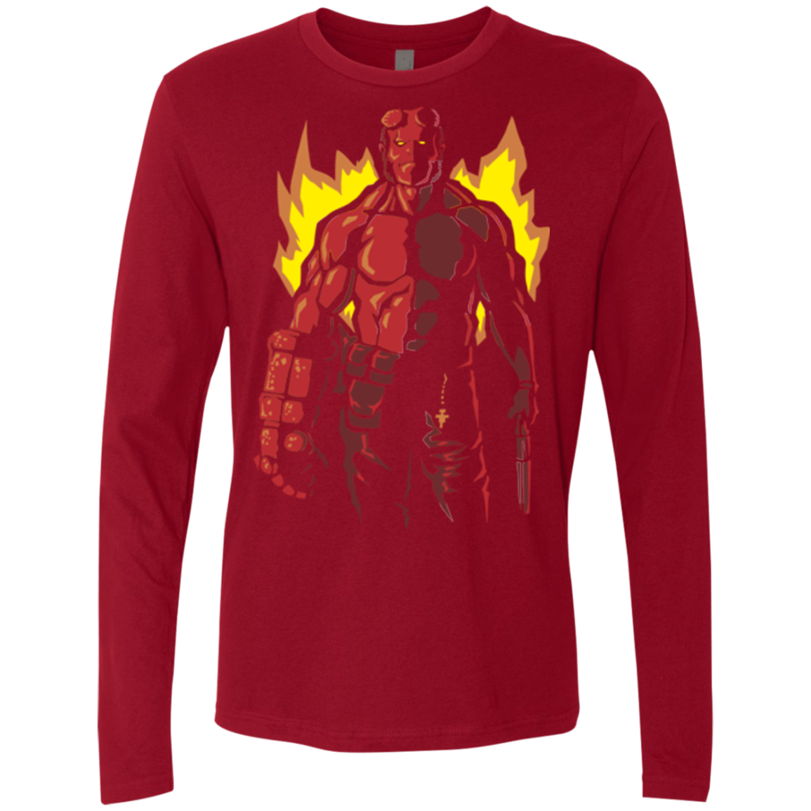 Red Hero Men's Premium Long Sleeve