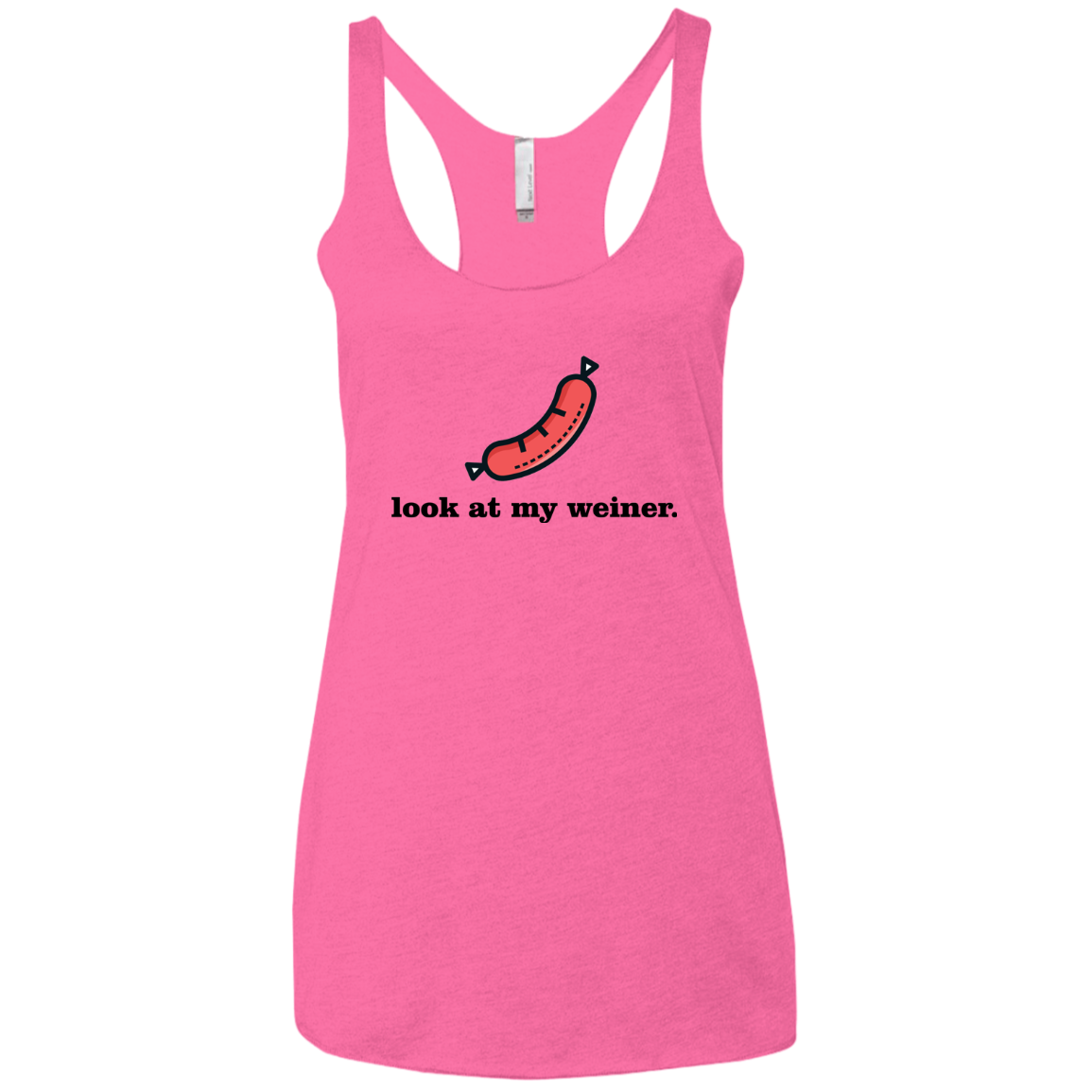 Weiner Women's Triblend Racerback Tank