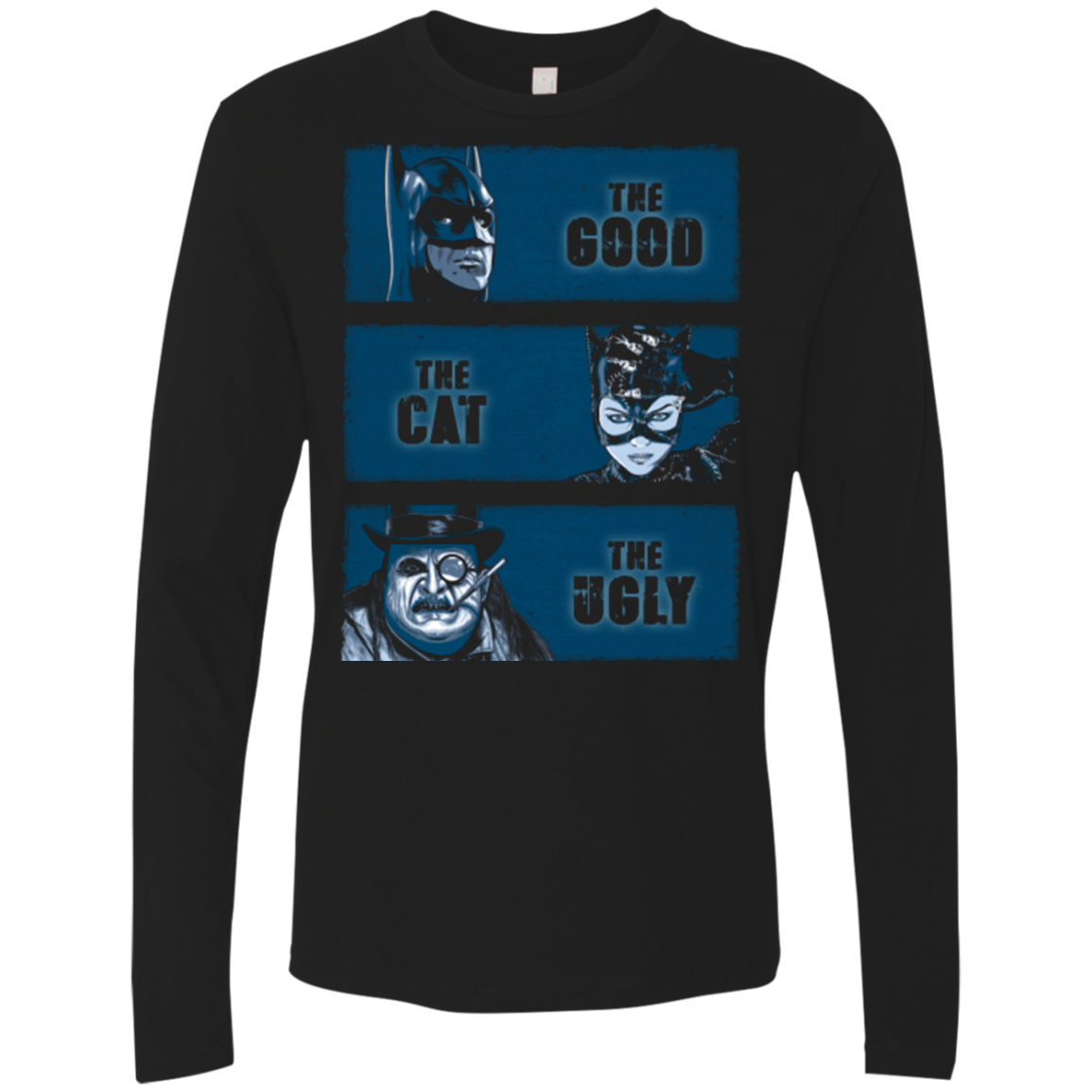 The Good the Cat and the Ugly Men's Premium Long Sleeve