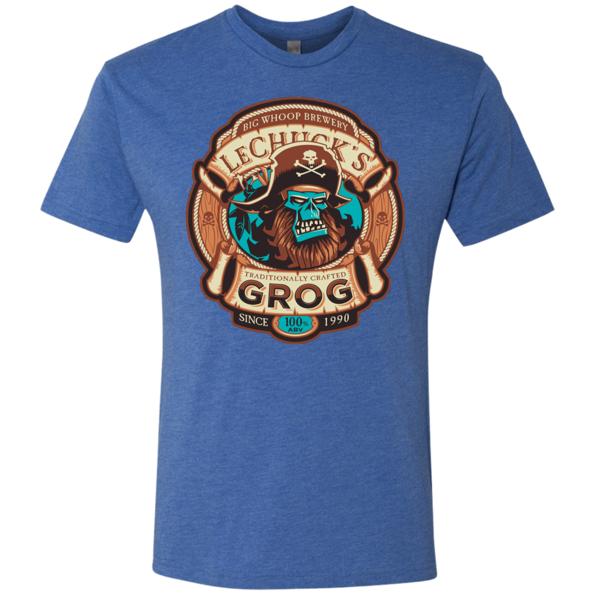 Ghost Pirate Grog Nmns Men's Triblend T-Shirt