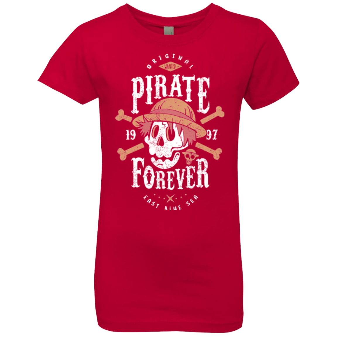 Wanted Pirate Forever Girls Premium T-Shirt