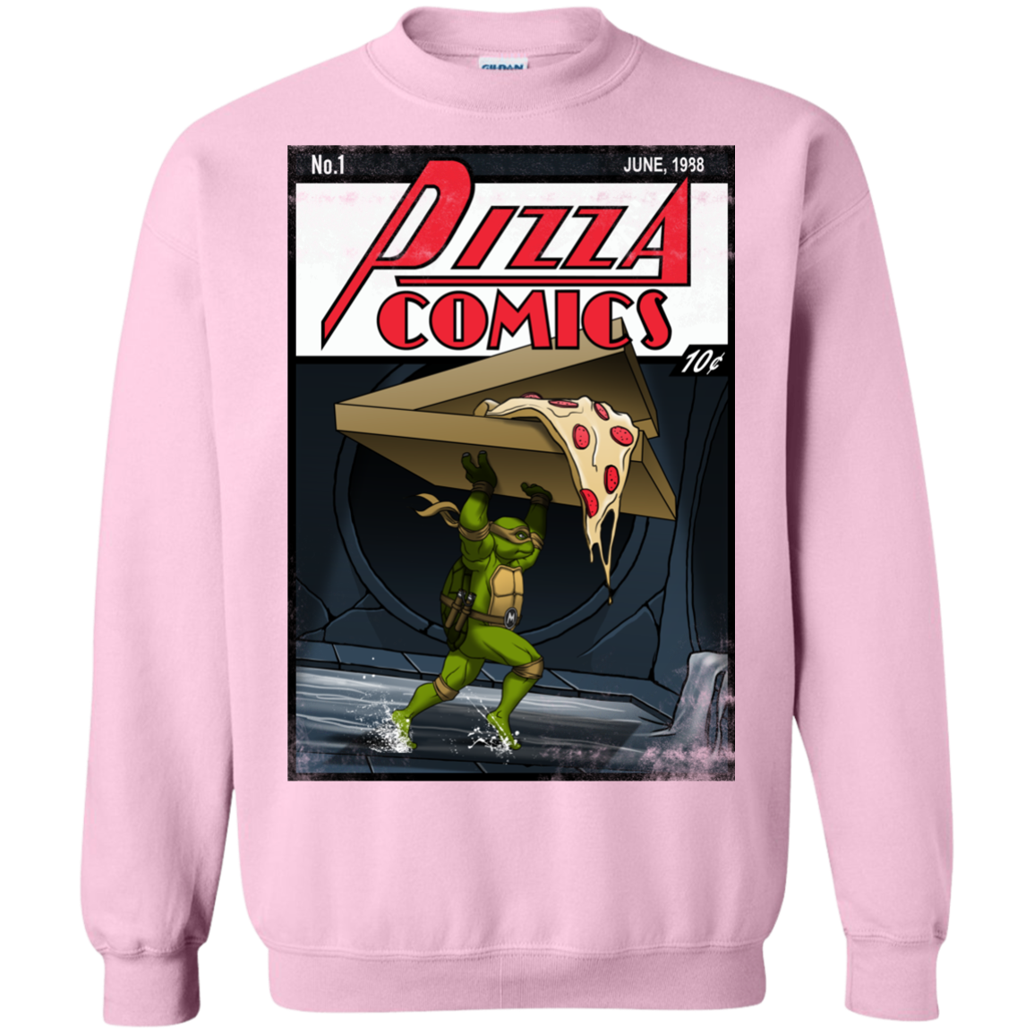 Pizza Comics Crewneck Sweatshirt