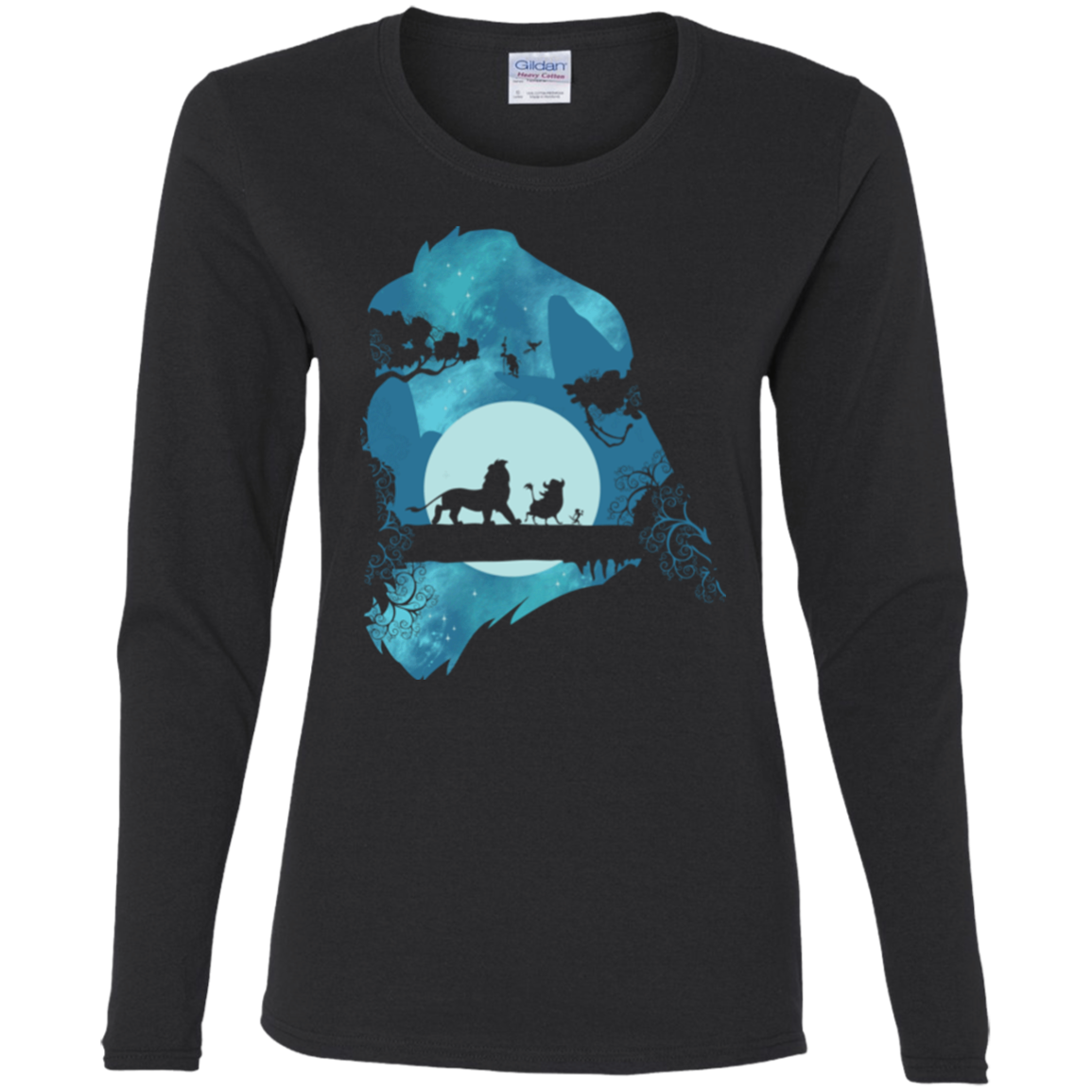 Lion Portrait Women's Long Sleeve T-Shirt