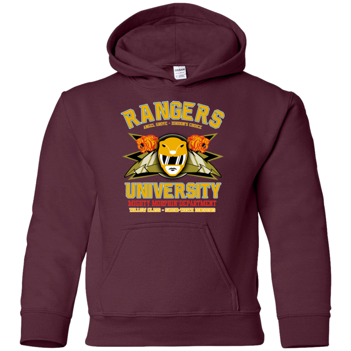 Rangers U Yellow Ranger Youth Hoodie