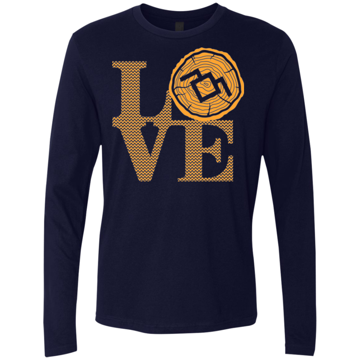 LOVE TWIN PEAKS Men's Premium Long Sleeve