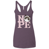 All You Need is NOPE Women's Triblend Racerback Tank