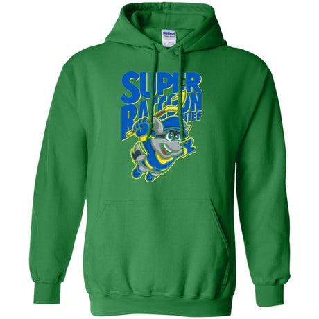 Super Racoon Thief Pullover Hoodie