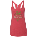 Green Dragon Women's Triblend Racerback Tank