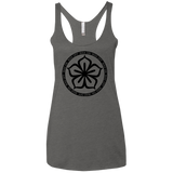 Lotus Flower Women's Triblend Racerback Tank
