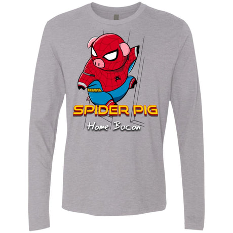 Spider Pig Build Line Men's Premium Long Sleeve