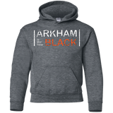 Arkham Black Youth Hoodie