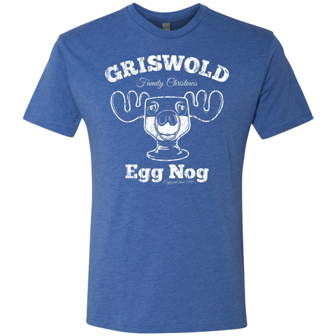 Griswold Christmas Egg Nog Men's Triblend T-Shirt