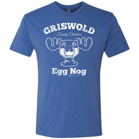 Griswold Christmas Egg Nog Men's Triblend T-Shirt