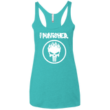 The Punisher Women's Triblend Racerback Tank