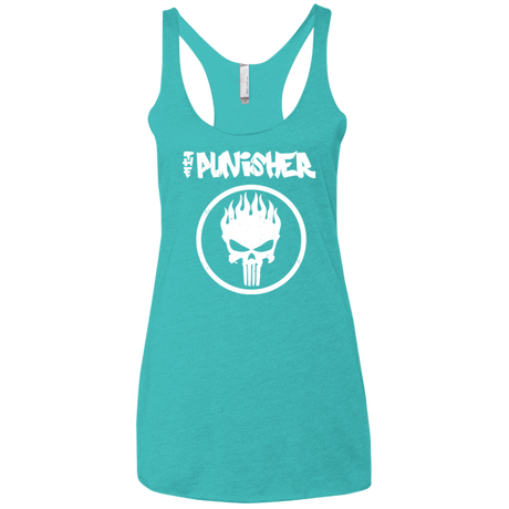 The Punisher Women's Triblend Racerback Tank