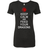 Feed dragons Women's Triblend T-Shirt