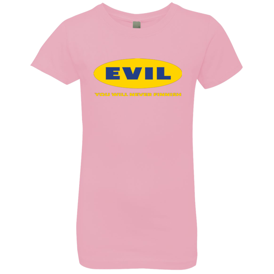EVIL Never Finnish Girls Premium T-Shirt