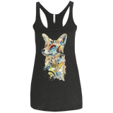 Heroes of Lylat Star Fox Women's Triblend Racerback Tank