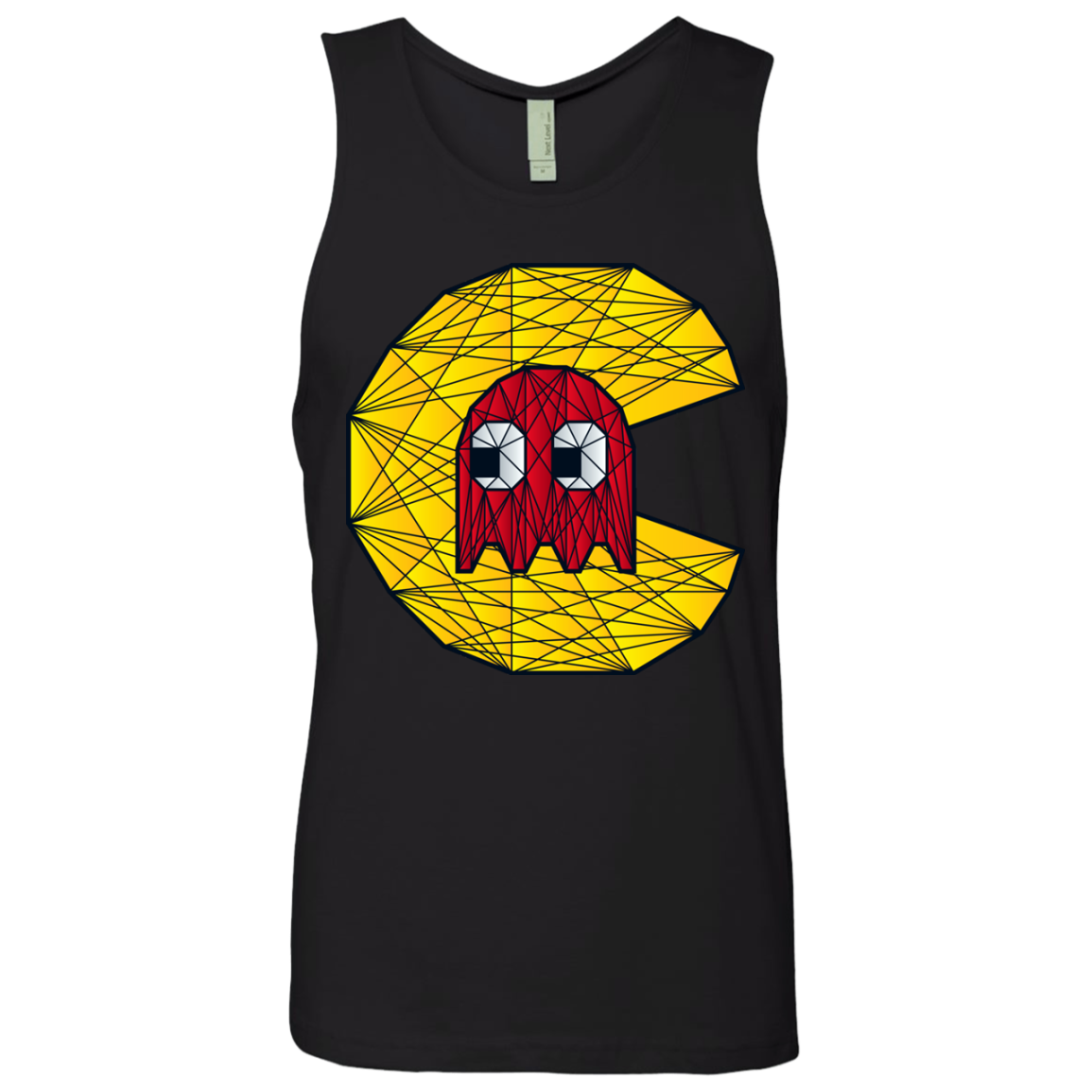 Poly Pac Man Men's Premium Tank Top