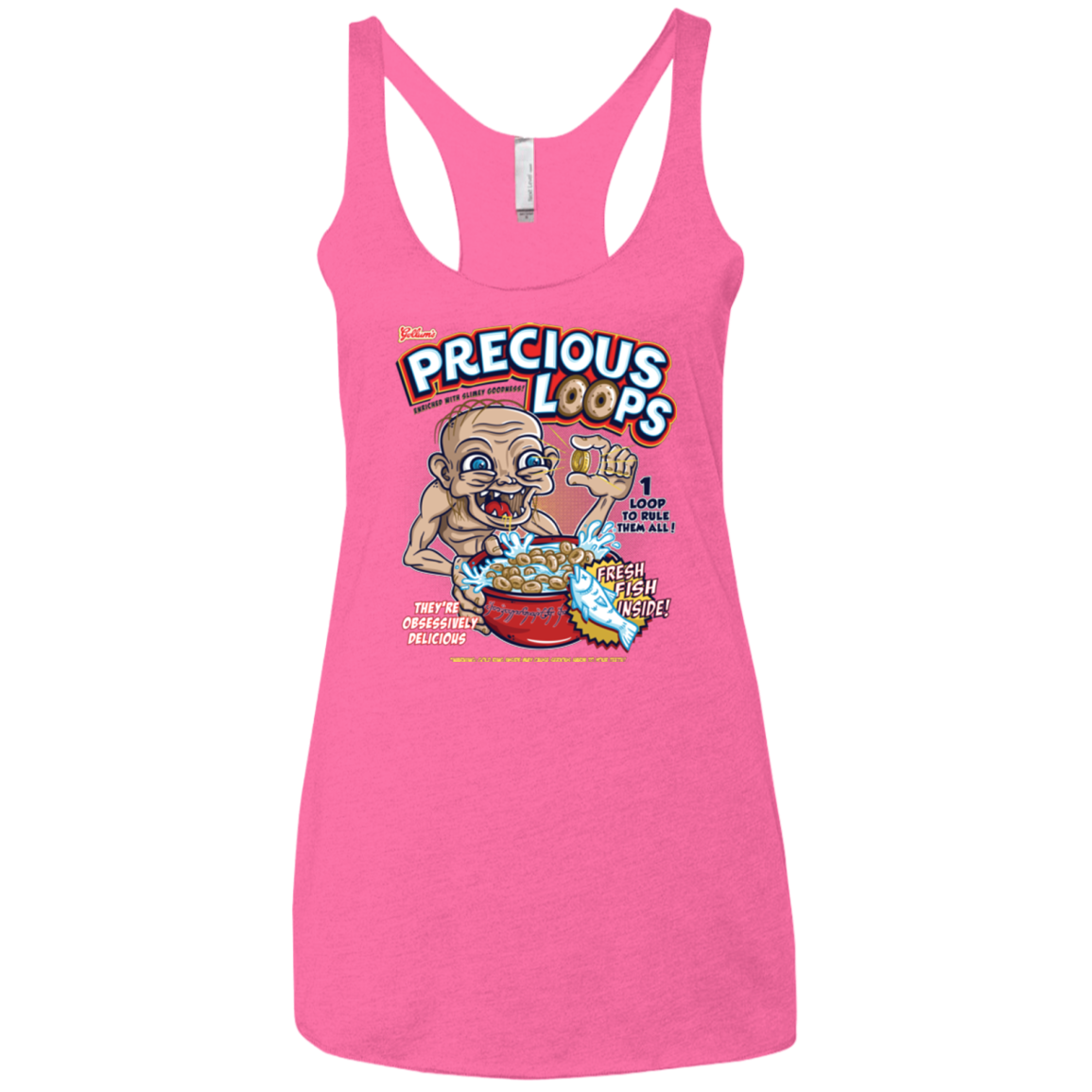 Precious Loops Women's Triblend Racerback Tank