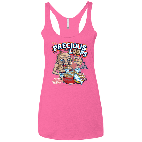 Precious Loops Women's Triblend Racerback Tank