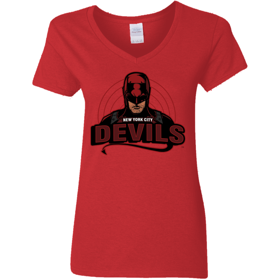 NYC Devils Women's V-Neck T-Shirt