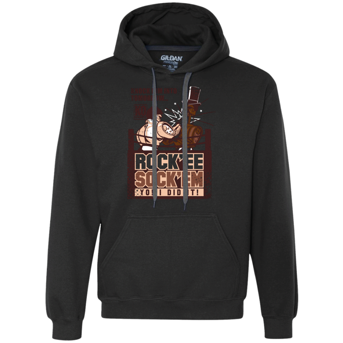 Rockee Sockem Premium Fleece Hoodie