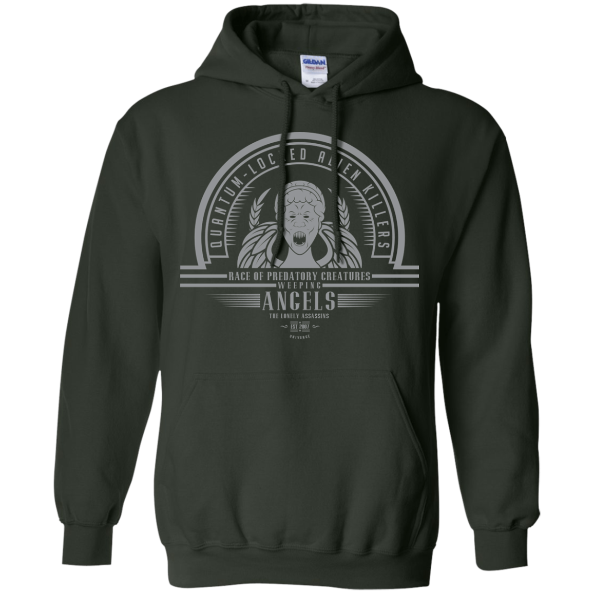 Who Villains Weeping Angels Pullover Hoodie