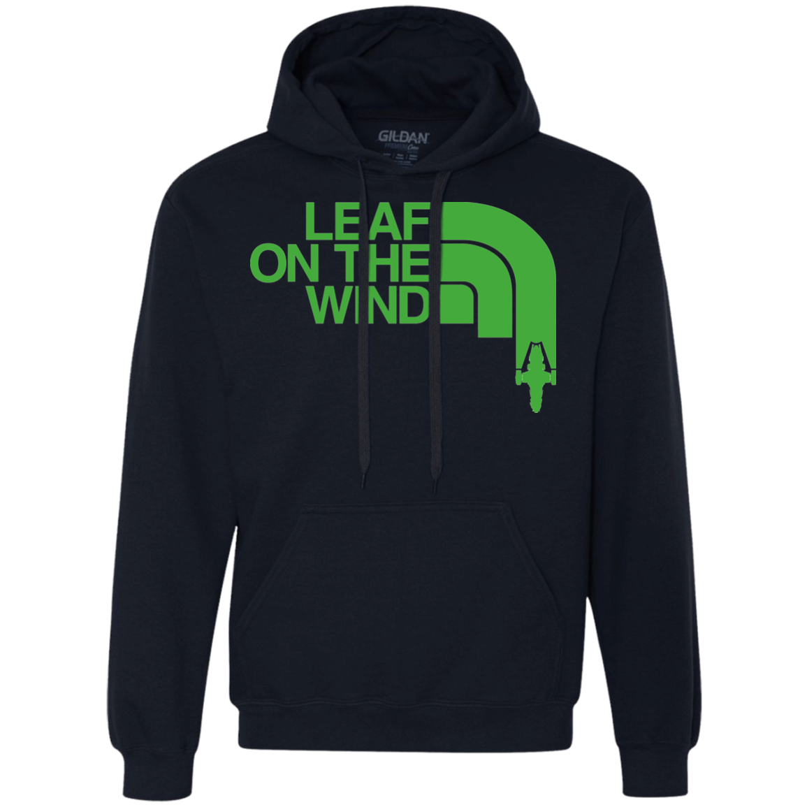 Leaf on the Wind Premium Fleece Hoodie