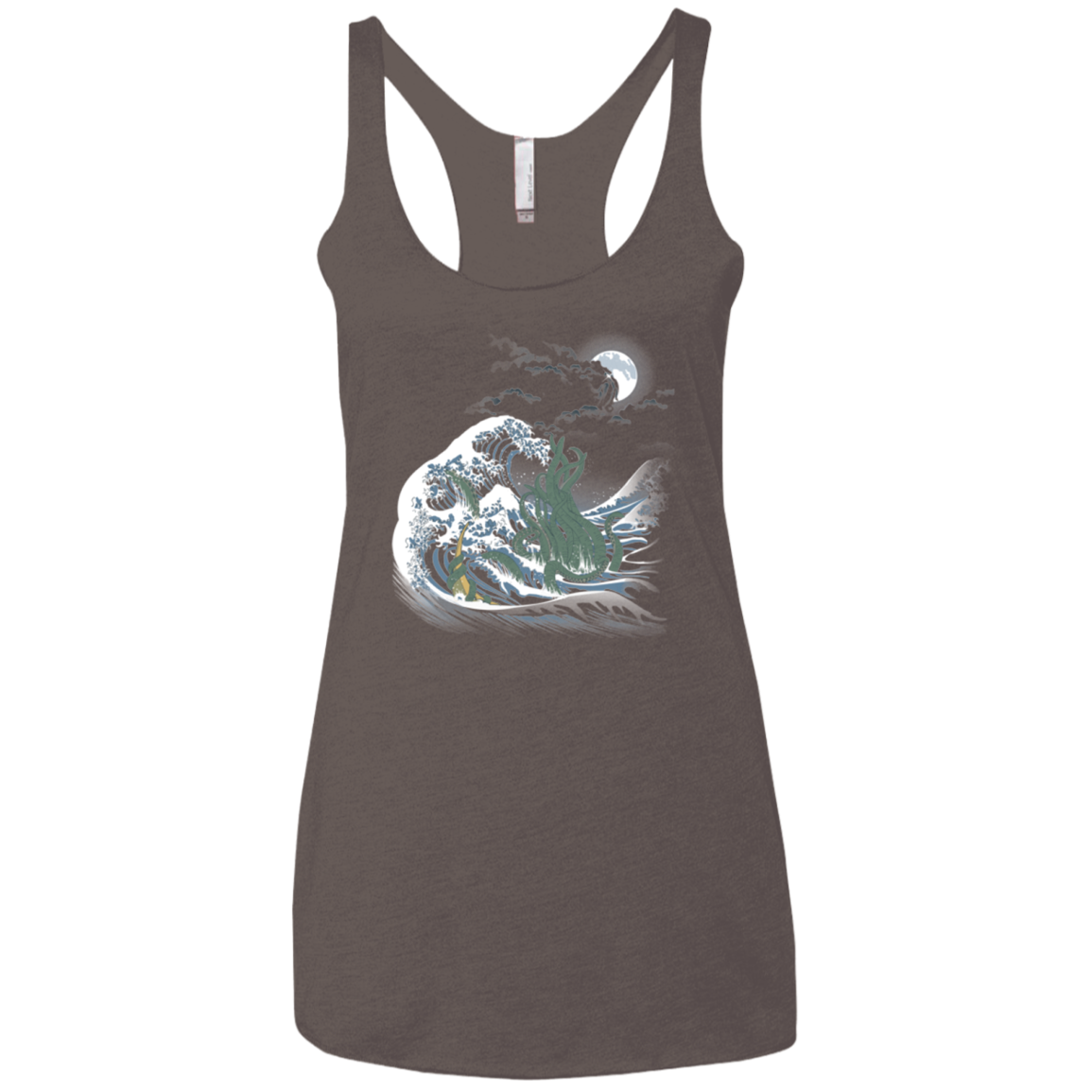 Wave Of R'lyeh Women's Triblend Racerback Tank