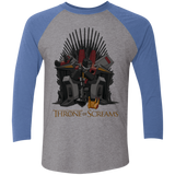 Throne Of Screams Men's Triblend 3/4 Sleeve