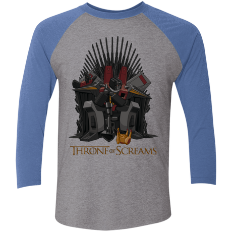 Throne Of Screams Men's Triblend 3/4 Sleeve