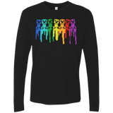 Rainbow Creeps Men's Premium Long Sleeve