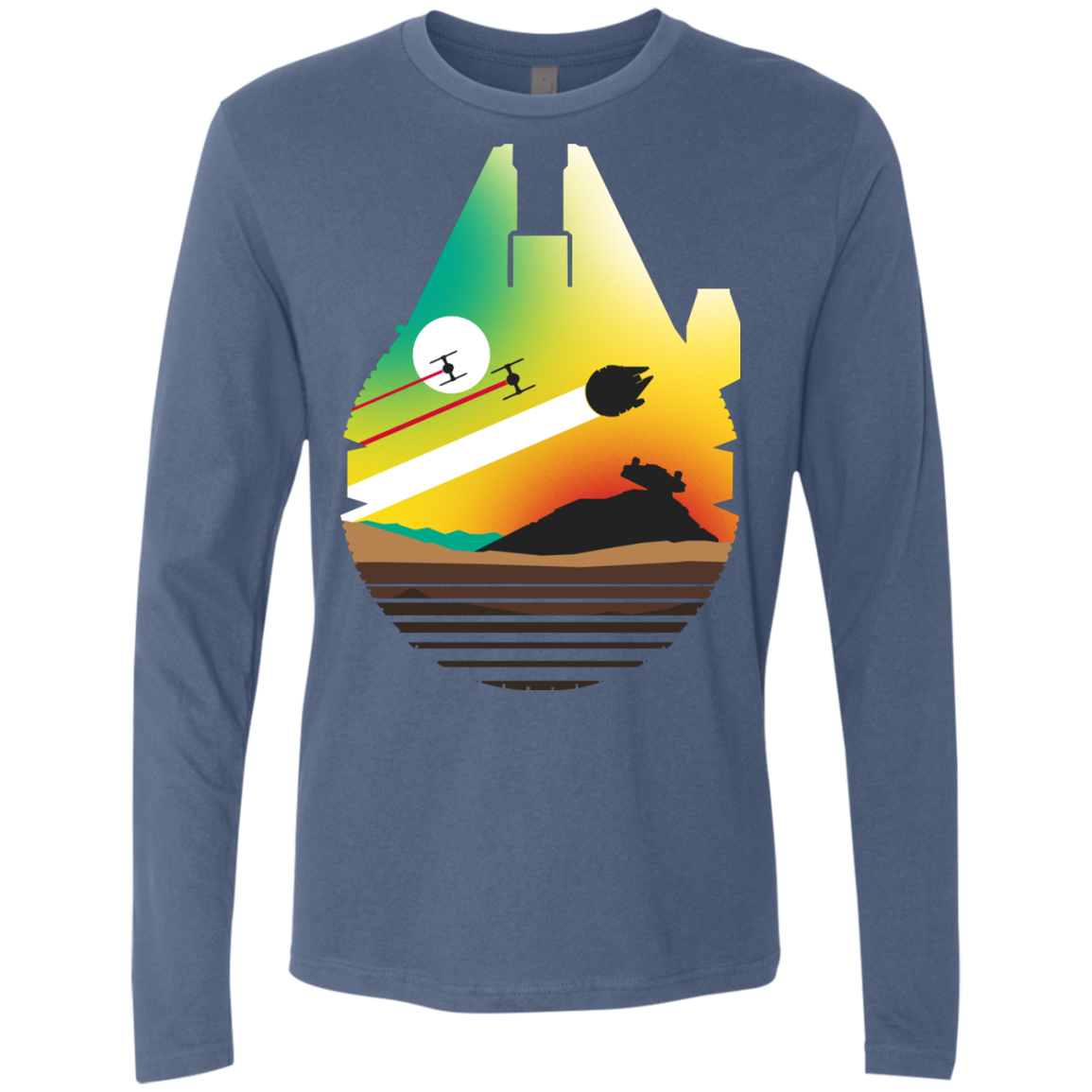 Escape from Desert Planet Men's Premium Long Sleeve