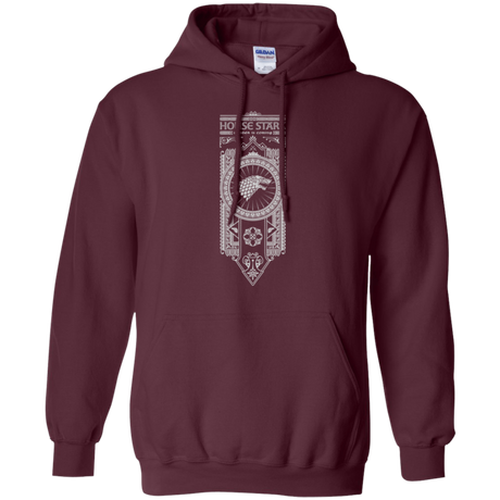 House Stark White Pullover Hoodie