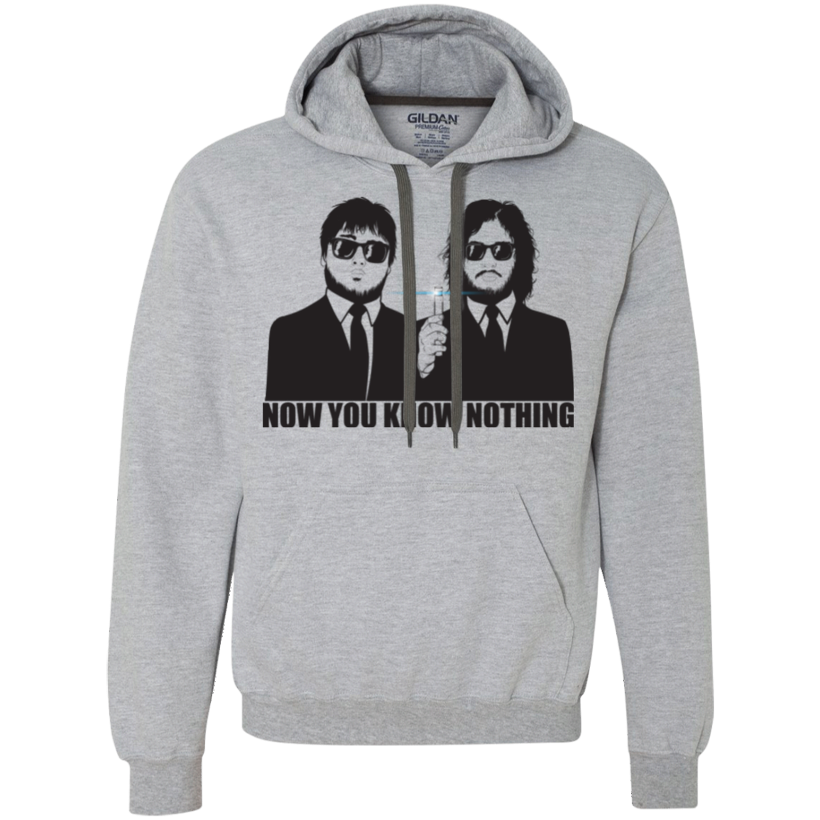 NOW YOU KNOW NOTHING Premium Fleece Hoodie