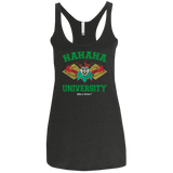 Hahaha University Women's Triblend Racerback Tank