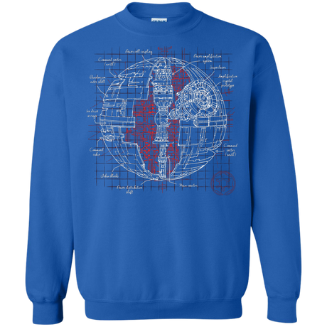 Death Star Plan Crewneck Sweatshirt