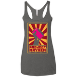 Project Mayhem Women's Triblend Racerback Tank