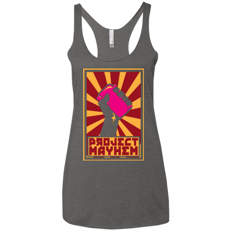 Project Mayhem Women's Triblend Racerback Tank