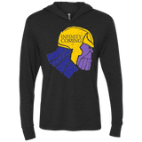 Infinity is Coming Triblend Long Sleeve Hoodie Tee