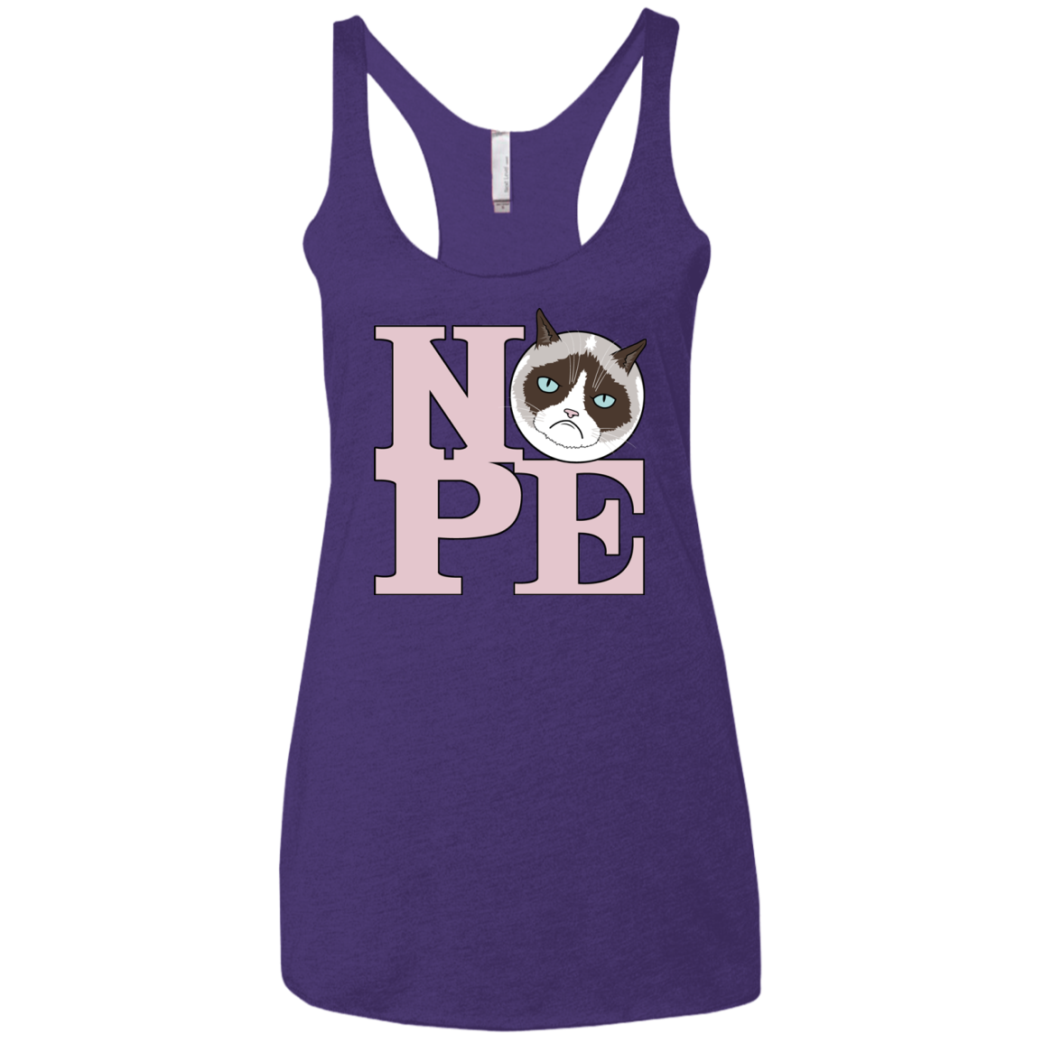 All You Need is NOPE Women's Triblend Racerback Tank