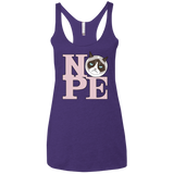 All You Need is NOPE Women's Triblend Racerback Tank